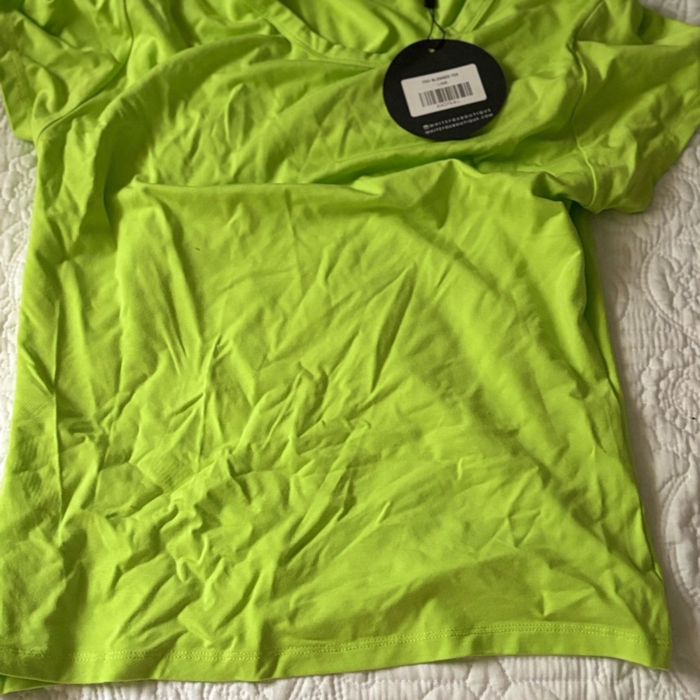 White Fox Boutique Lime Tee